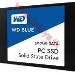  هارد ديسك إس إس دي سريع للكمبيوتر WD Blue 500GB PC SSD - SATA 6 Gb/s 2.5 Inch Solid State Drive