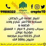 للبيع عمارات استثماري في خيطان 