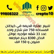 للبيع عمارات استثماري في خيطان 